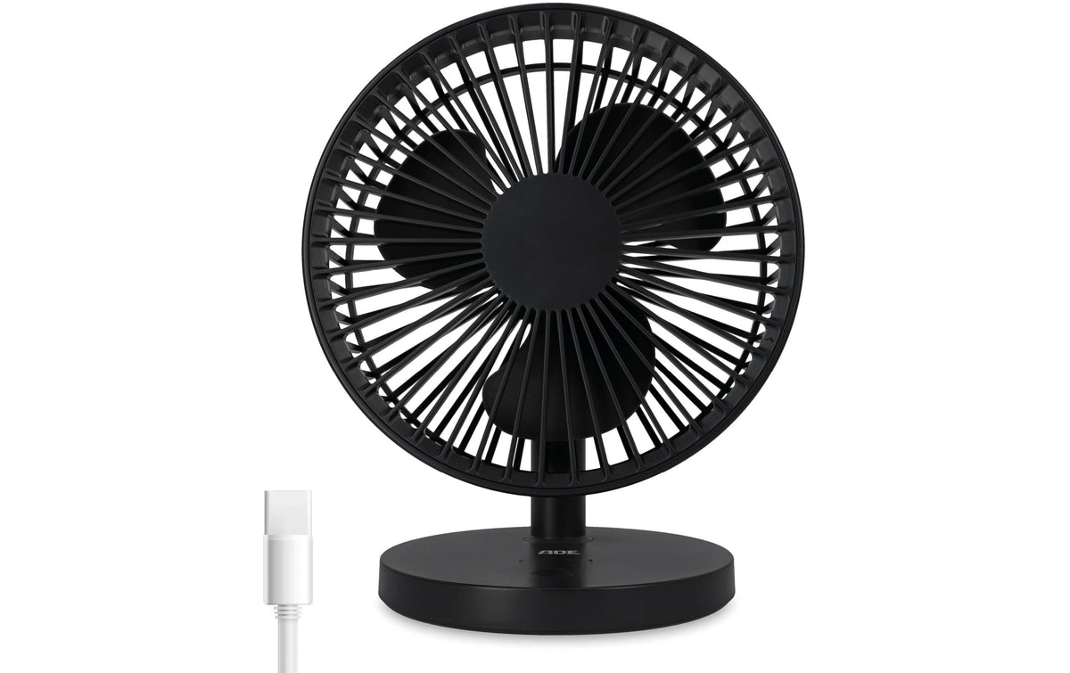 Tischventilator kabellos, anthrazit