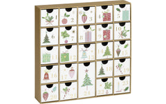 Stewo | Geschenkbox Adventskalender Inge | 28x28x3.5cm