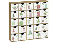 Stewo | Geschenkbox Adventskalender Inge | 28x28x3.5cm