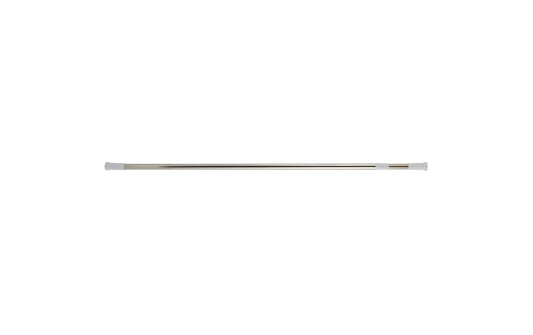 MSV, Duschvorhangstange 70 - 120 cm, Grau