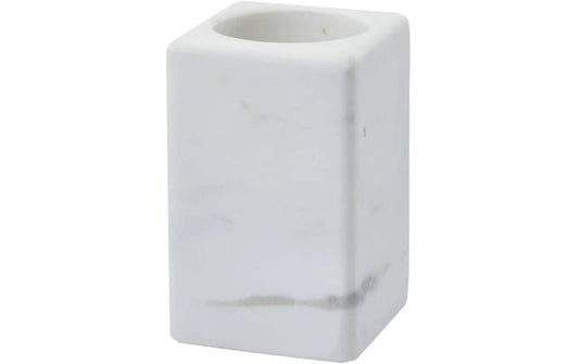 Aquanova | Zahnputzbecher Hammam, Naturstein | 7x7x10.5 cm, Metall, Naturstein