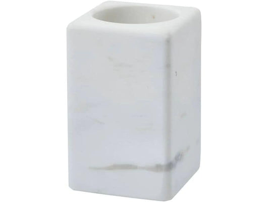 Aquanova | Zahnputzbecher Hammam, Naturstein | 7x7x10.5 cm, Metall, Naturstein