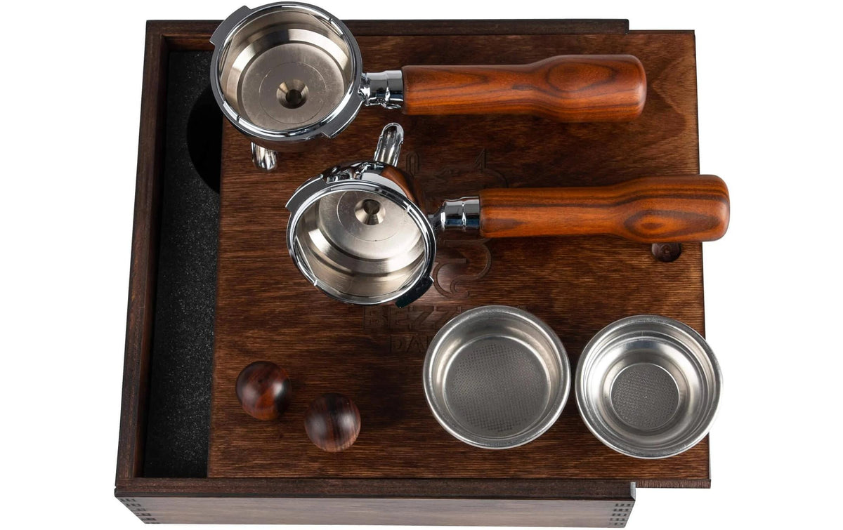 Bezzera Siebtraegerset Rosenholz