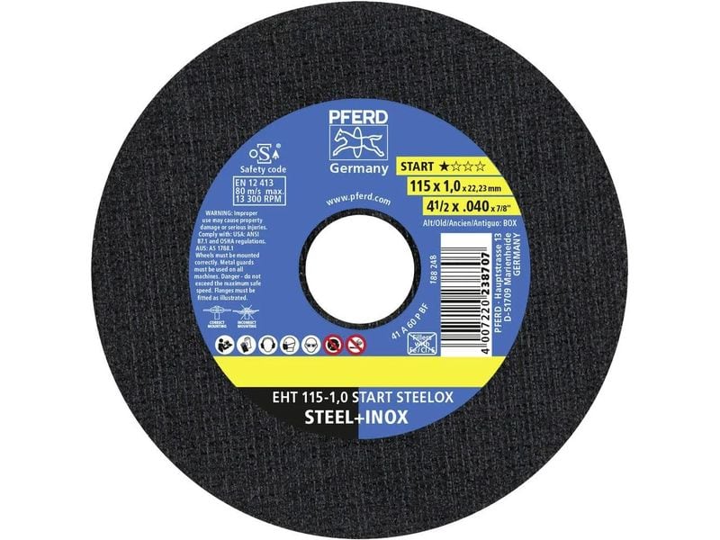 Pferd | Trennscheiben START | EHT 115-1,0 START STEELOX