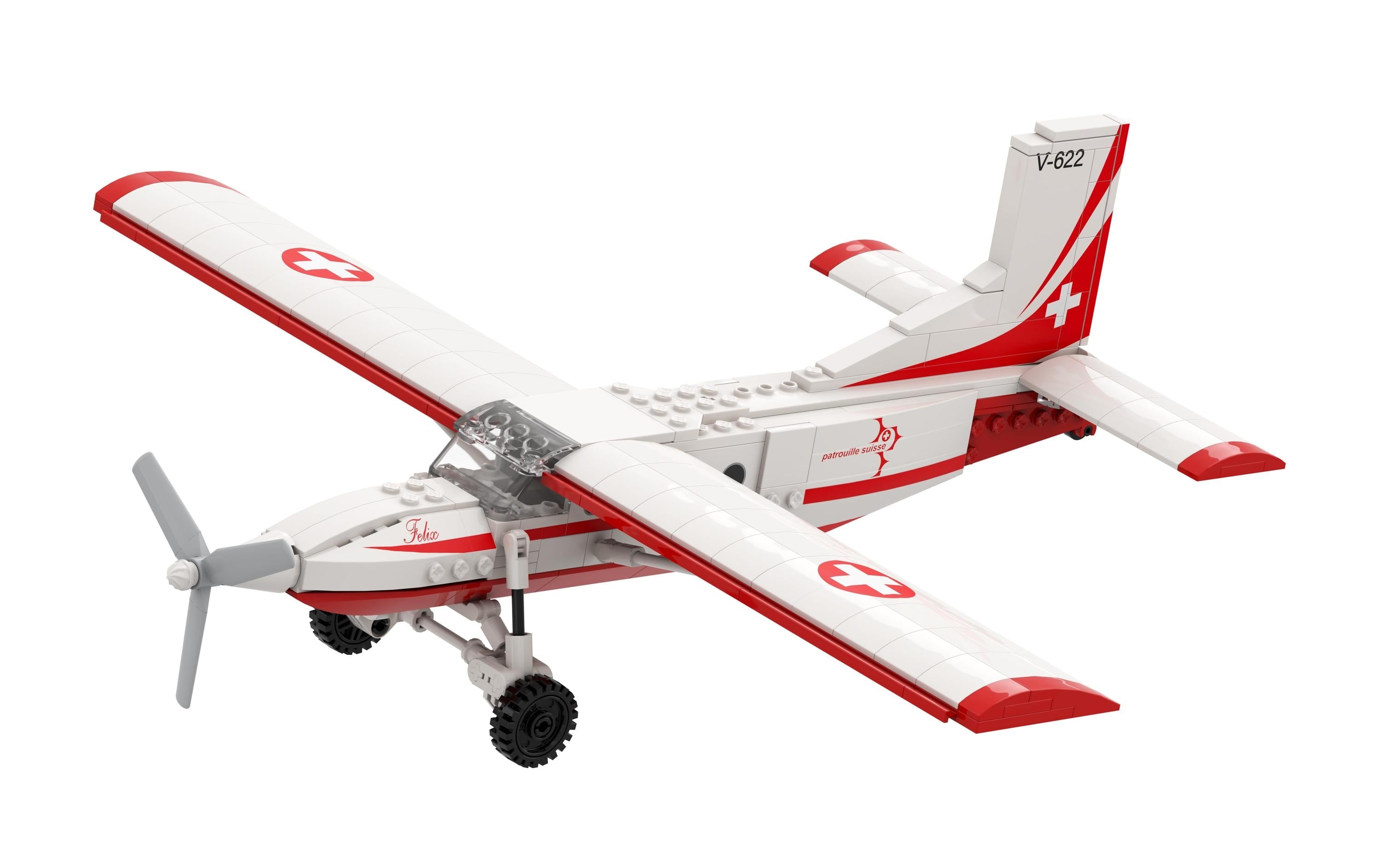 ACE Toy Pilatus PC-6 Patrouille Suisse