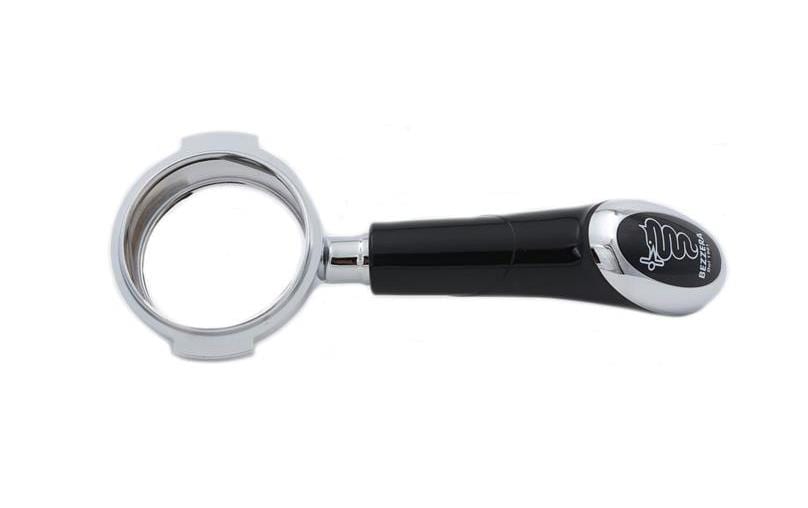 Bezzera Siebtraeger bodenlos mit Logo