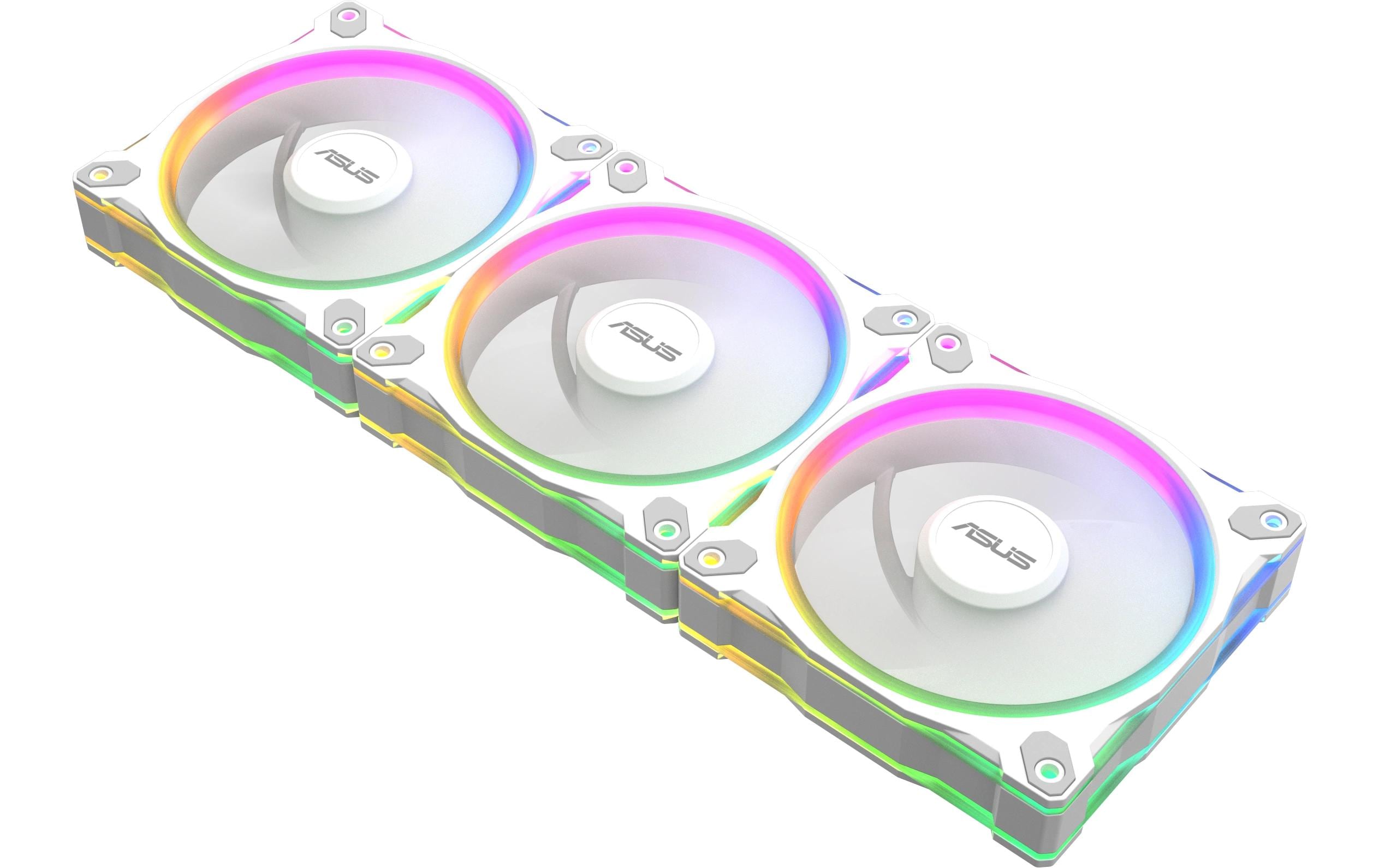 ASUS PRIME MR120 FAN ARGB REVERSE WHT 3IN1
