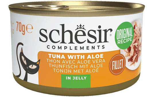 Schesir Cat Thunfisch, Aloe Gelée 70g