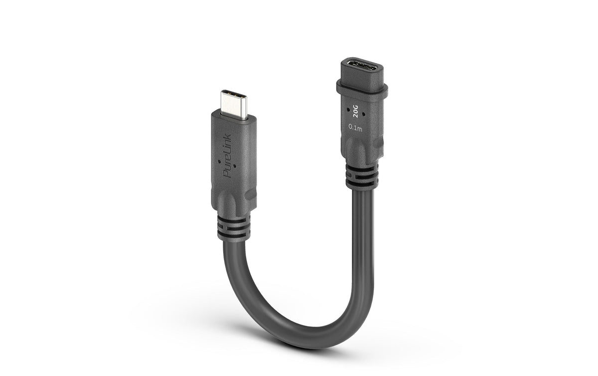 MicroX4 USB4 Verlängerungskabel C-C, 0.1m