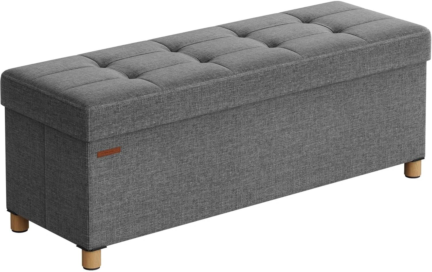 Songmics Sitztruhe Ottomane, 110x38x40 cm