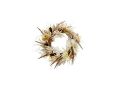 STT | LED Flower wreath 65 | 50LED ww, D 65cm, exkl. 3x AA, Timer 6/18