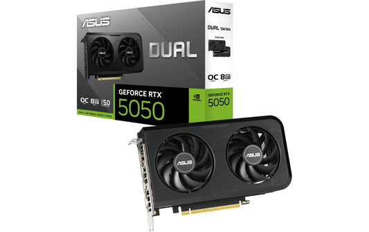 ASUS DUAL RTX5050 O8G, GDDR6