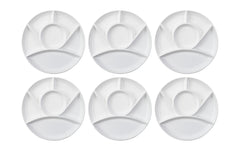 COCON Fondueteller weiss 6 Stk.
