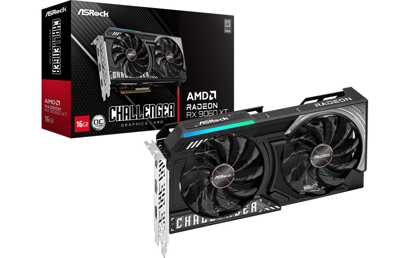 ASRock AMD Radeon RX 9060 XT Challenger 16G