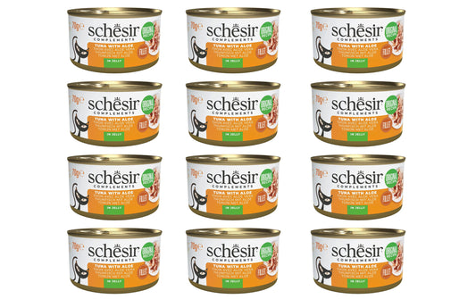 Schesir | Cat Thunfisch Aloe Gelée 12x70g Kit | 840 g