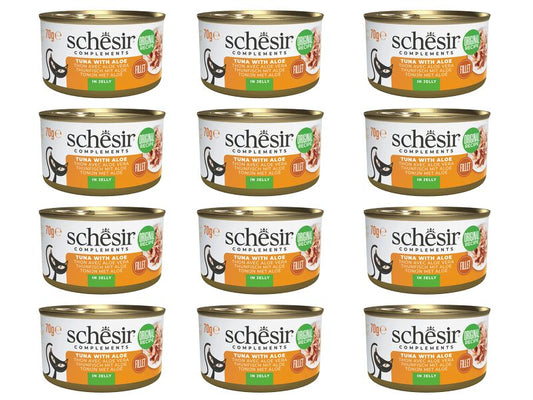 Schesir | Cat Thunfisch Aloe Gelée 12x70g Kit | 840 g