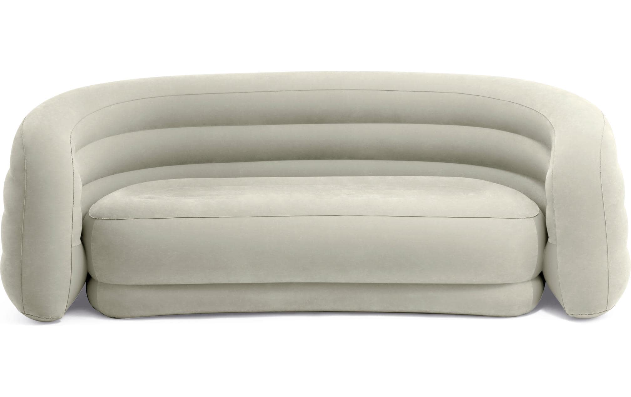 Intex Sofa geschwungen Olive-Beige