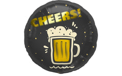Folat | Folienballon Cheers Bier | mehrfarbig ø45cm