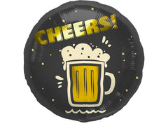 Folat | Folienballon Cheers Bier | mehrfarbig ø45cm