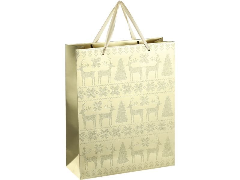 EGLO | Geschenktasche Winter Isumi | L 260, B 100, H 320, Gold