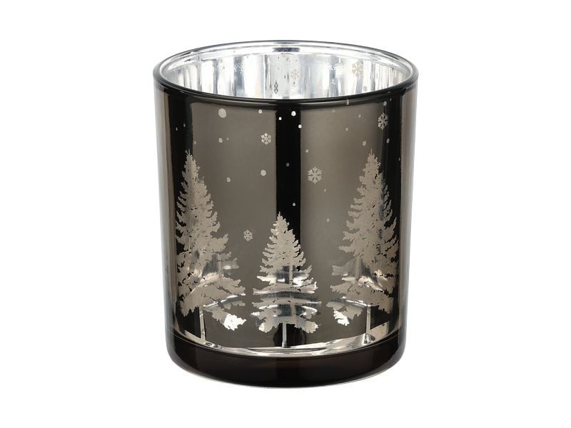 EGLO | Windlicht Christmas Lukut 8 cm | Braun, Ø 70, H 80