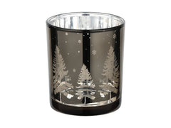 EGLO | Windlicht Christmas Lukut 8 cm | Braun, Ø 70, H 80