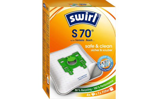 Swirl Staubfilterbeutel S 70 4 Stück