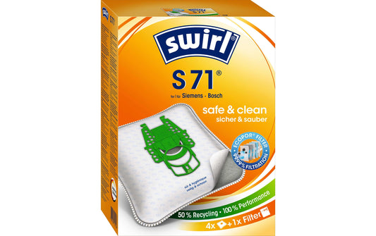 Swirl Staubfilterbeutel S 71 4 Stück