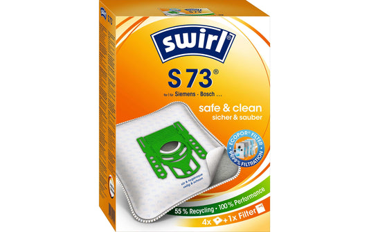 Swirl Staubfilterbeutel S 73 4 Stück