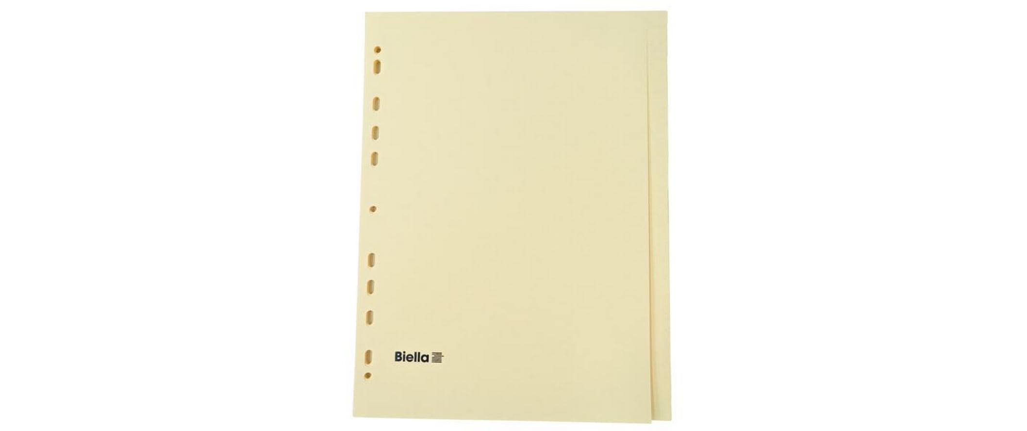 Biella, Register Teildeckend, A4, 1-24