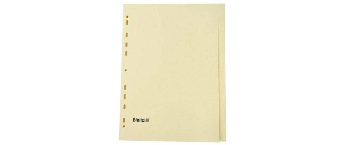 Biella, Register Teildeckend, A4, 1-24