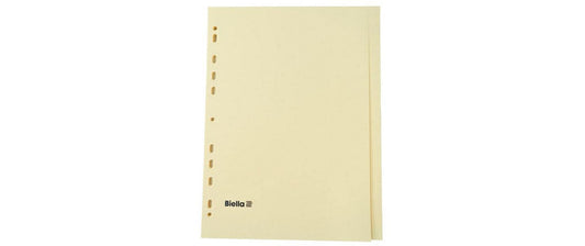 Biella, Register Teildeckend, A4, 1-24