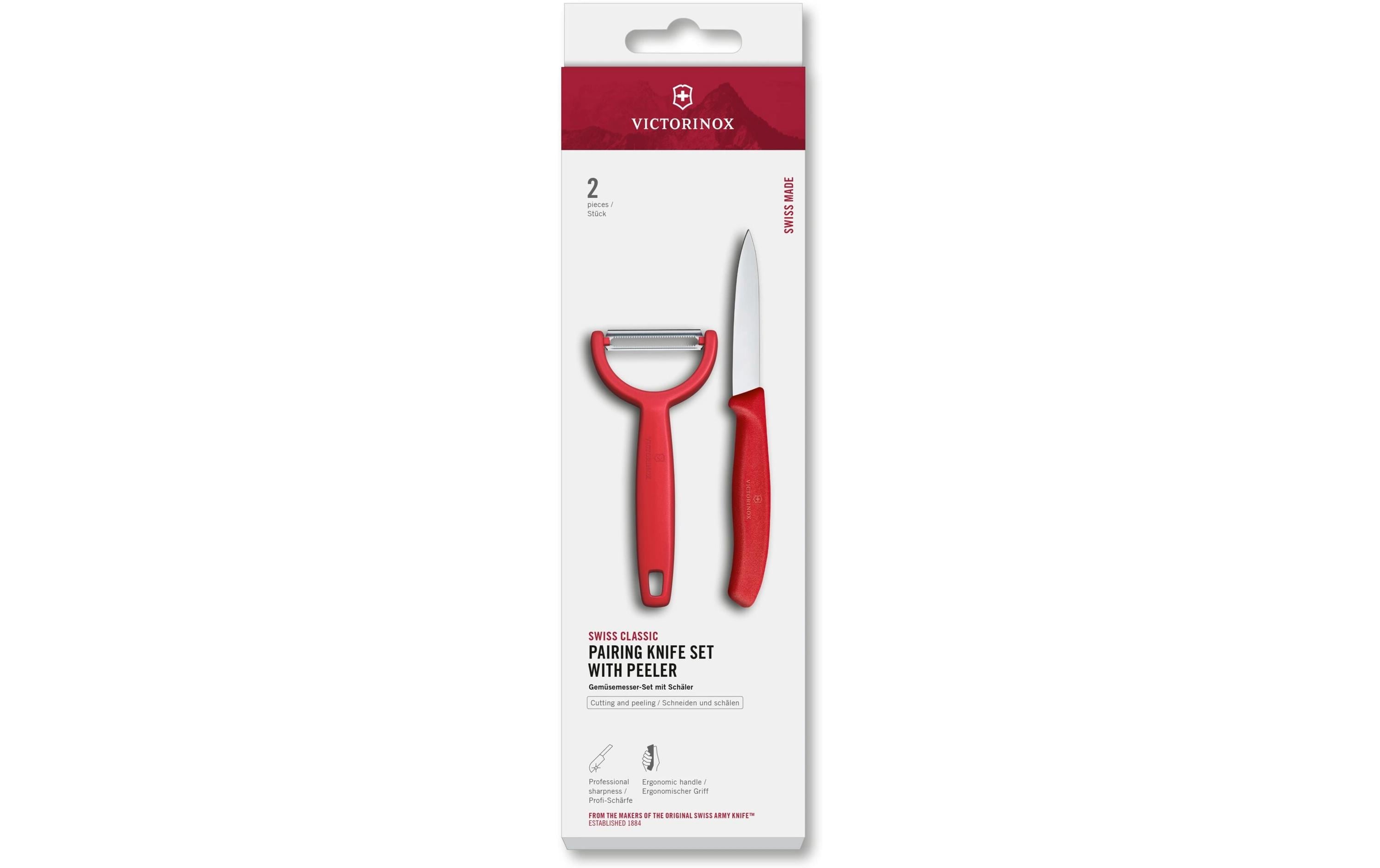 Victorinox, Messer-Set Swiss Classic, Rot