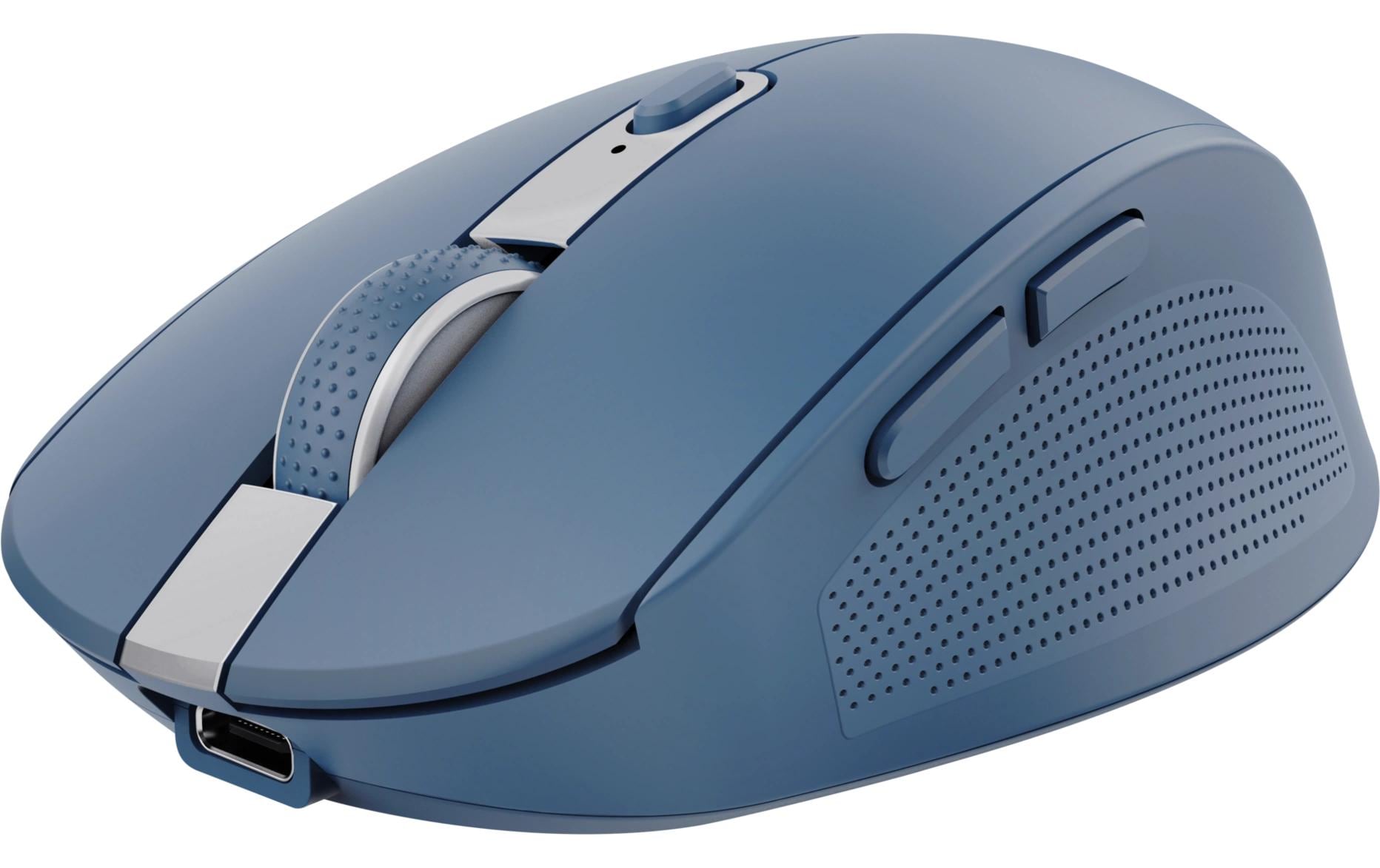 Trust Maus Ozaa Multiconnect blau