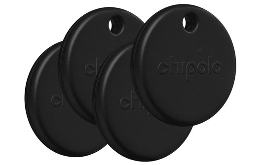 Chipolo | POP 4er Set schwarz | Ortungsgerät/Schlüsselfinder