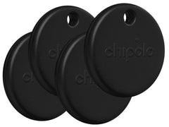 Chipolo | POP 4er Set schwarz | Ortungsgerät/Schlüsselfinder