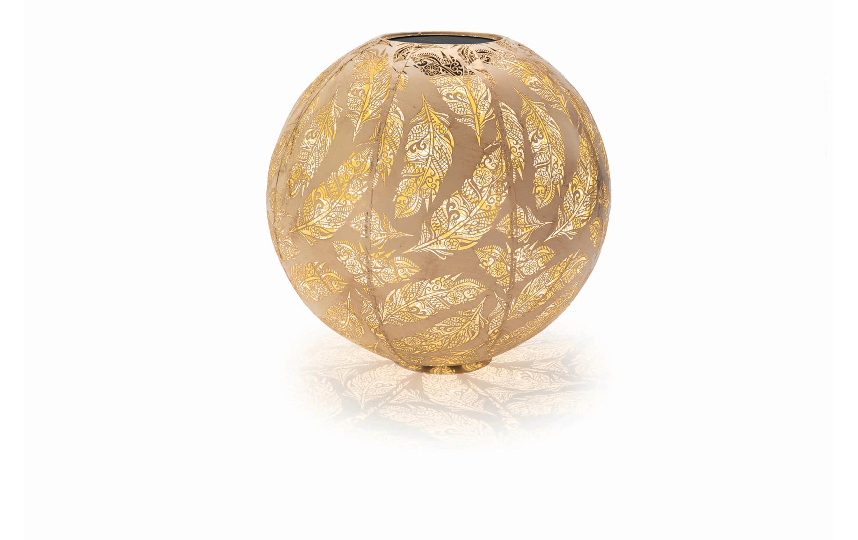 STT, Windlicht Solar Antic Ball Feather, Ø