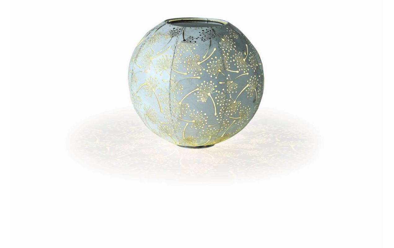 STT, Windlicht Solar Antic Ball Dandelion,