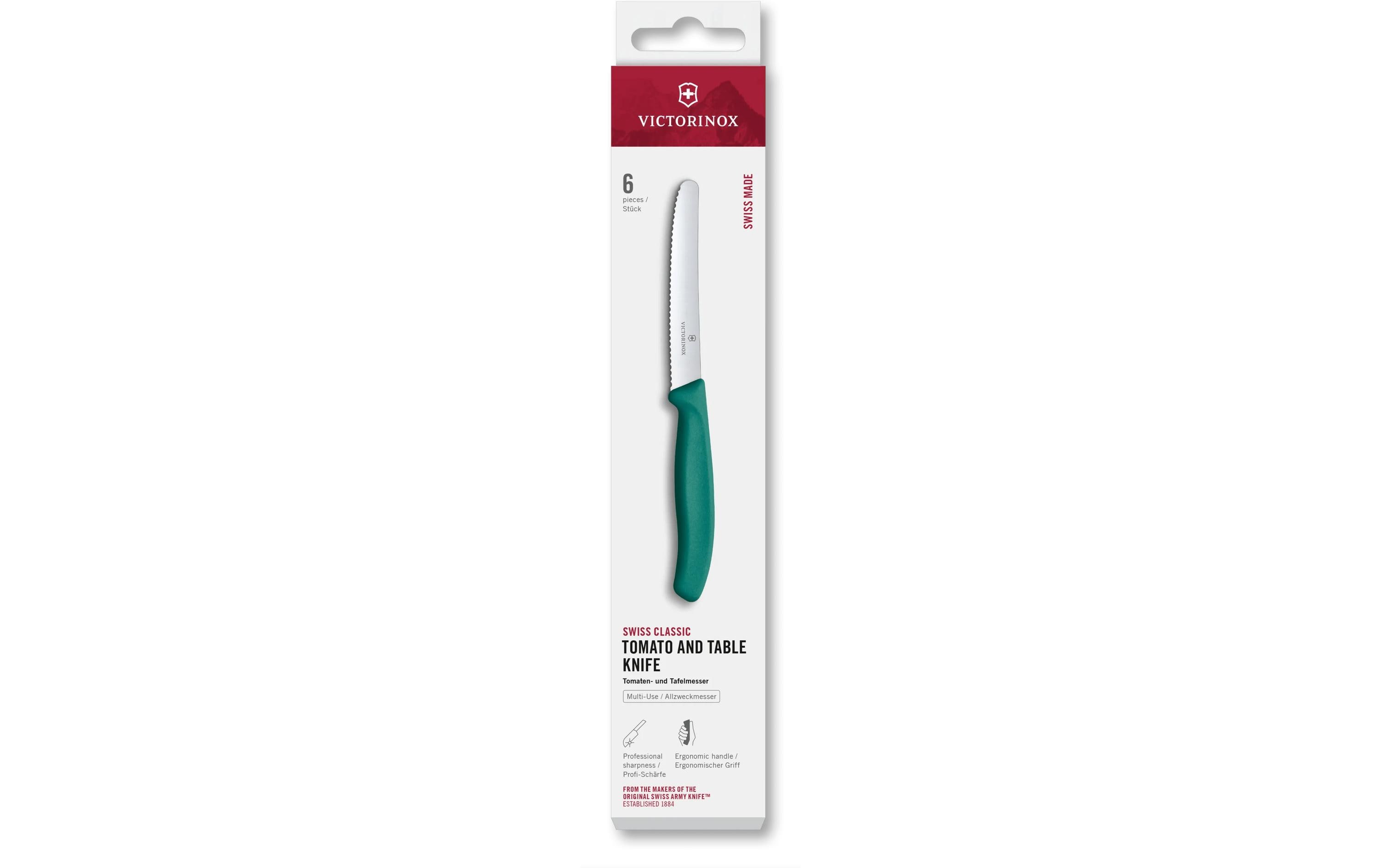 Victorinox Classic Tomaten/Tafelmesser grün