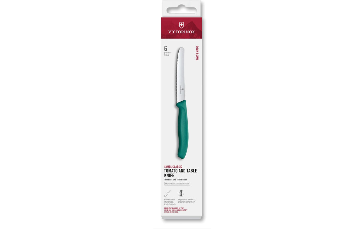 Victorinox Classic Tomaten/Tafelmesser grün