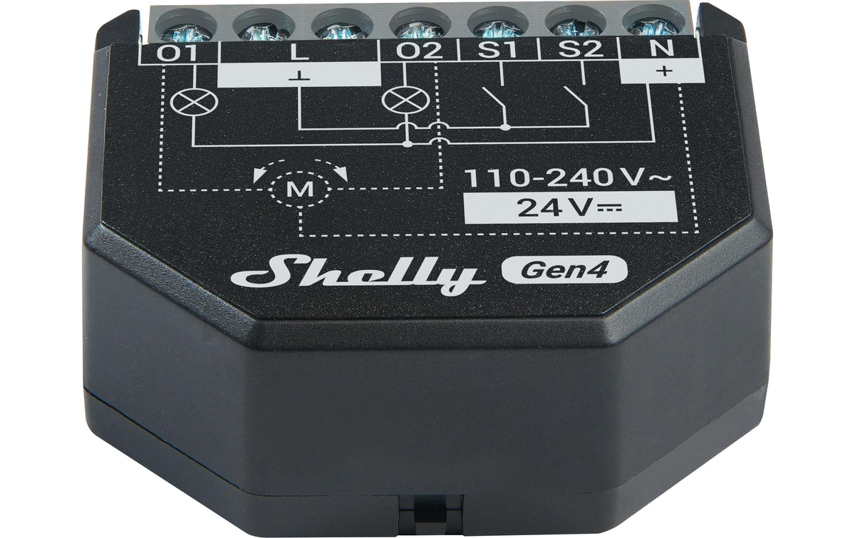 Shelly, 2PM Gen4 WiFi-Switch Matter