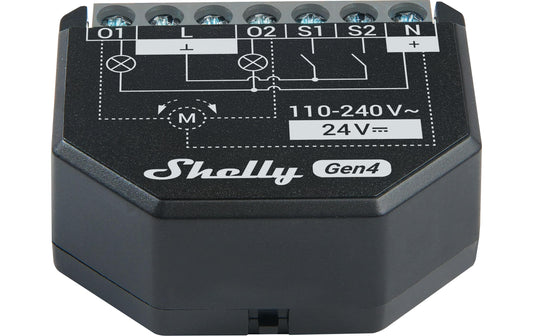 Shelly, 2PM Gen4 WiFi-Switch Matter