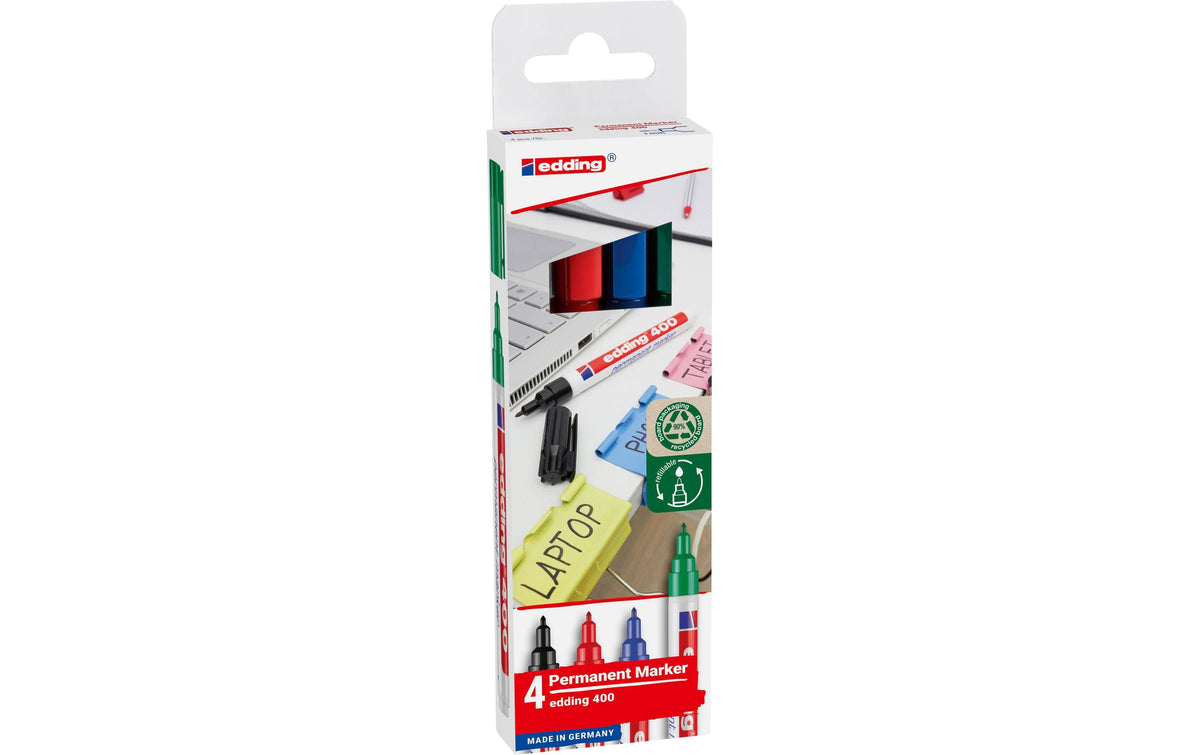 Edding Permanent Marker 400 4er Etui