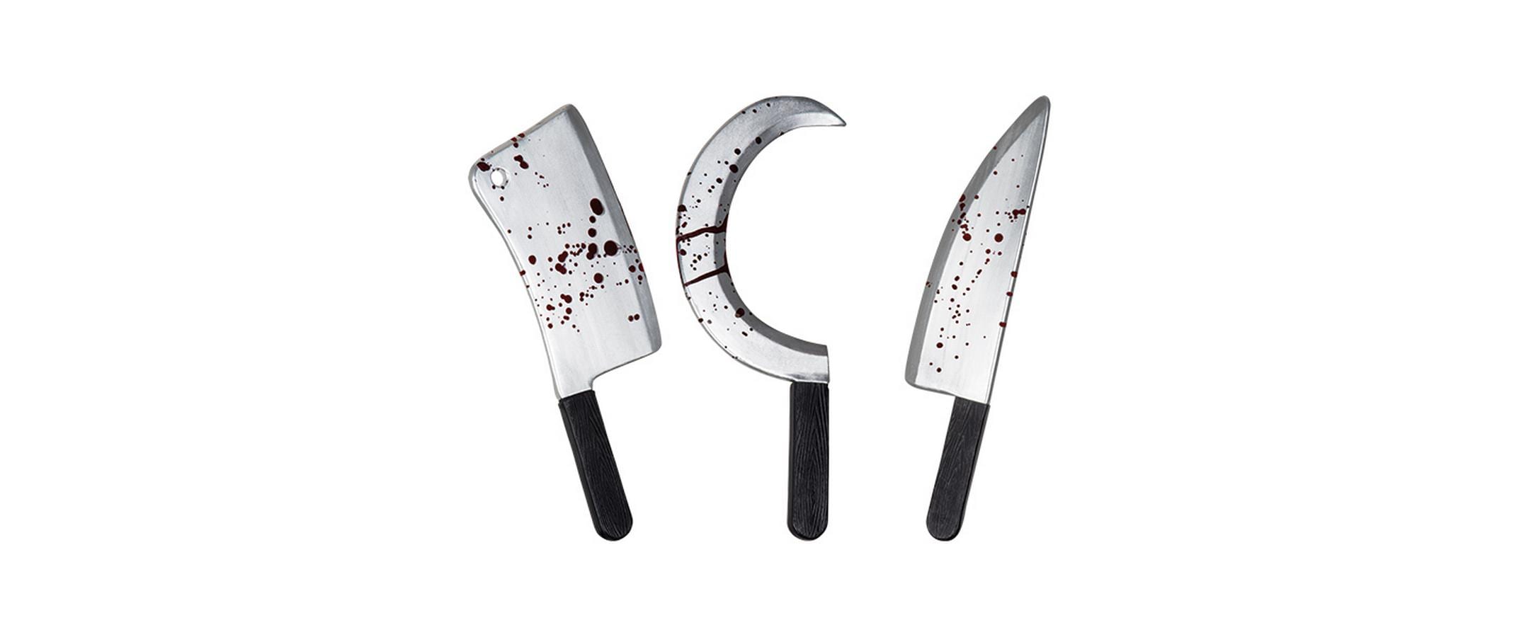 Halloween Messer mit Blut