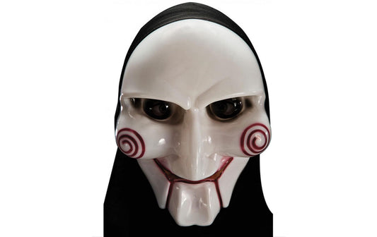 Amscan | Halloween Maske Mr. X | aus starrem Kunststoff mit Kapuze