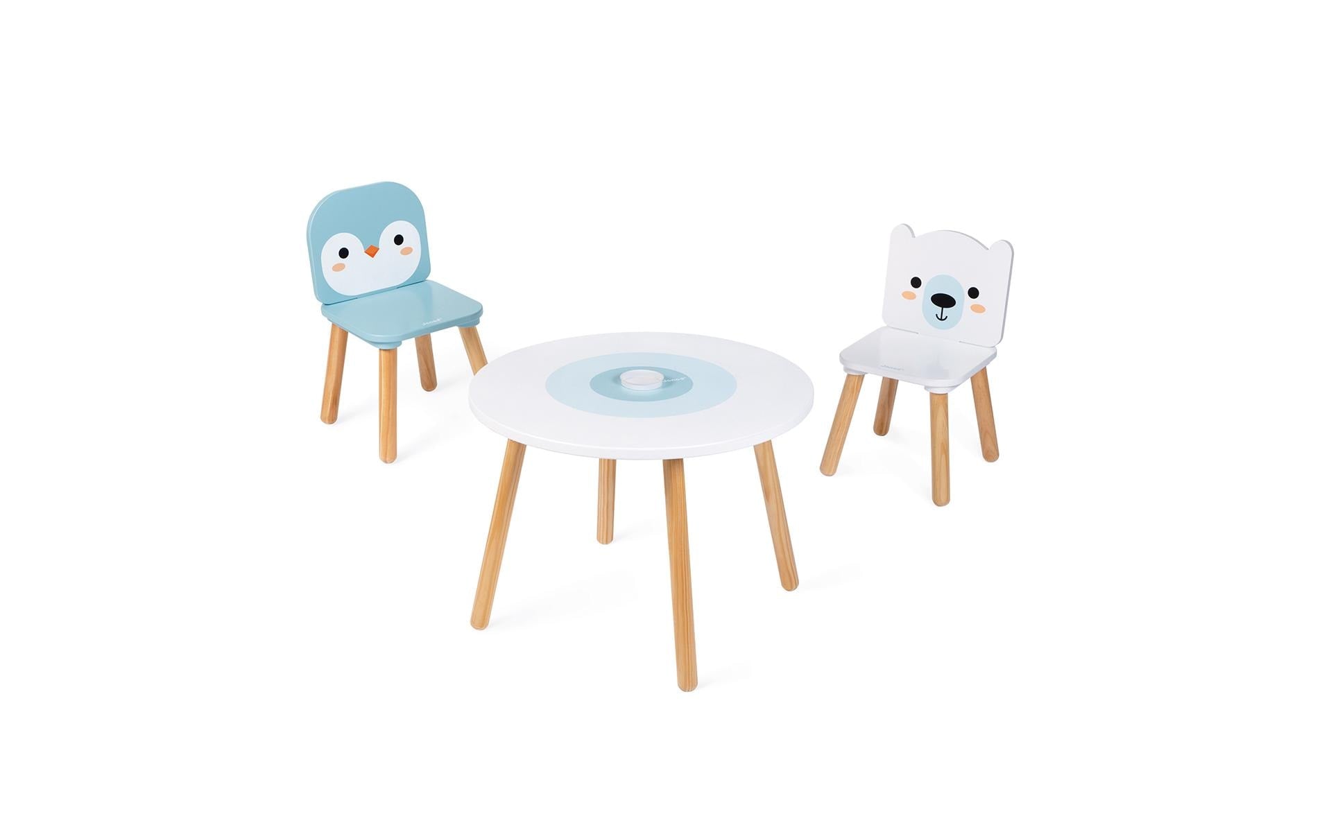 Tisch und 2 Stühle Polar