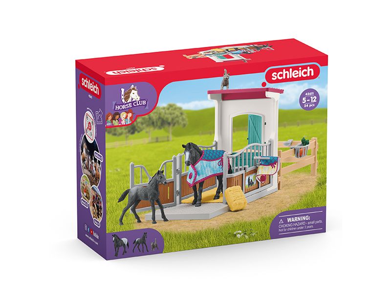 Schleich | Pferdebox mit Stute und Fohlen | Horse Club