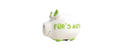 G. Wurm | Sparschwein Für`s Auto | 12.5x9x9cm