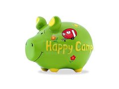 G. Wurm | Sparschwein Happy Camper | 12.5x9x9cm