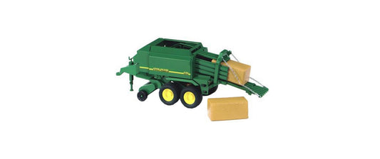Bruder Spielwaren | John Deere Grossballenpre | Strohballenauslauf, ausfahrbarer Standfuss